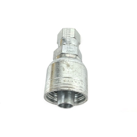 Eaton Fitting, Hyd, Weathergrip, Jic/37 Deg Female Swivel, 9/16-18 Thread, -08 Hose, 2.36 Lng 08Z-606